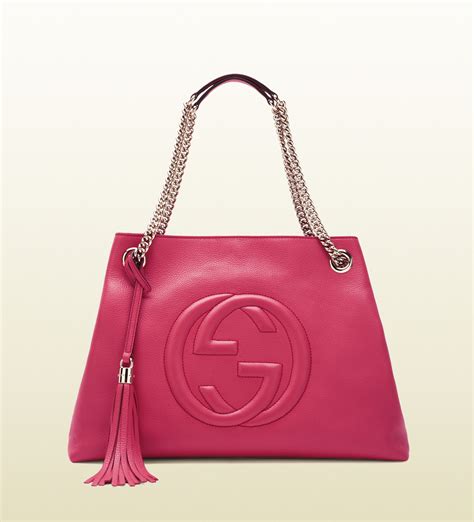 gucci pink leather image|Gucci shoulder bags women.